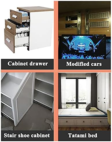 Durable 120Kg Capacity Lock Slide Rail for Cabinets