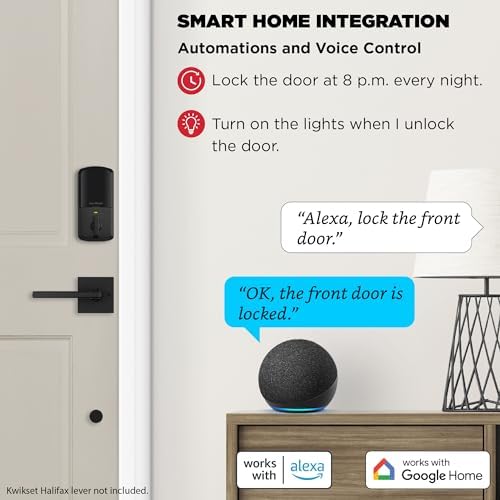 Kwikset Halo Wi-Fi Smart Door Lock Keyless Entry
