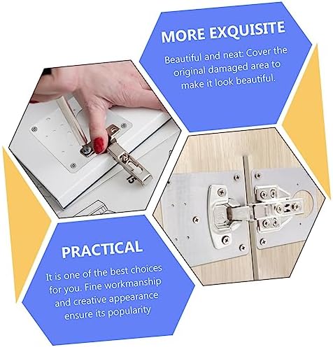 Gadpiparty 4pc Hinge Repair Plate Set