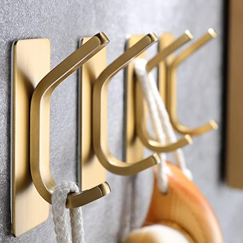 Taozun Gold Towel Hooks 4-Pack
