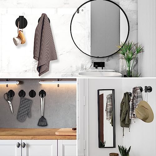 Sturdy Four-Pack of Towel Hooks
