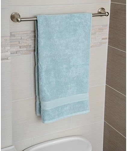 Durable Modern Towel Bar 24-inch Satin Nickel