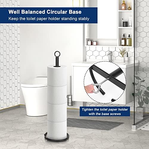 Sturdy Space Saving Toilet Paper Holder