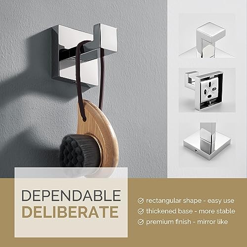 Angle Simple bath towel hook stainless steel chrome towel hook bathroom towel hook