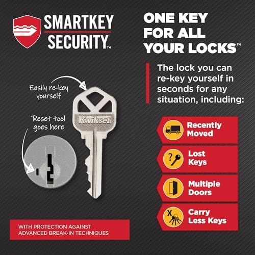 Bracket-Ready Entry Door Knob for Keyed Doors Matte Black