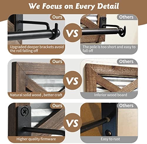Rustic Farmhouse Toilet Paper Holder