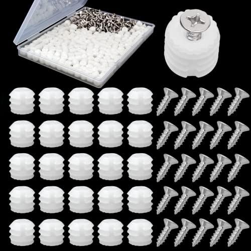 MingQiEven - 200 pack of affordable plastic hinge dowels