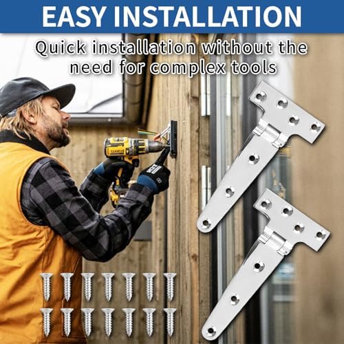 Sturdy Outdoor Hinges Heavy Duty Gate Barn Door Hinges