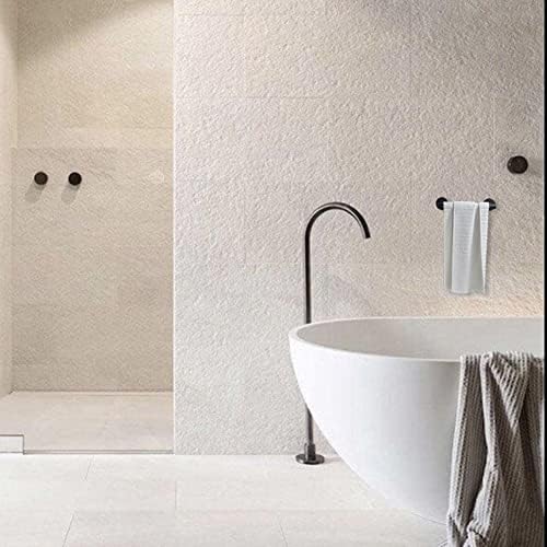 Z MAYABBO Stainless Steel Towel Holder Wall Mounted Matte Black