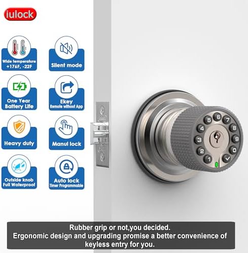 Fast Scraping Smart Door Lock with Keypad and Key