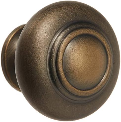 Deluxe Antique English Small Double Ringed Knob