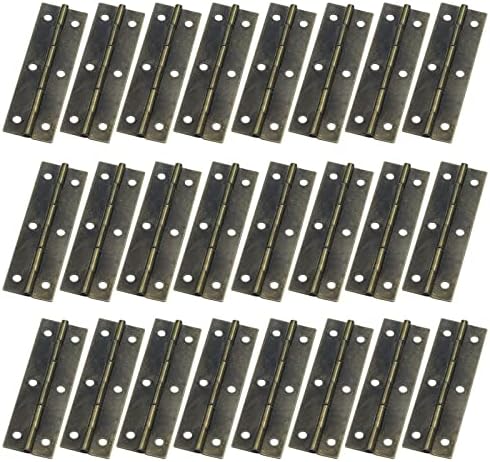 Get Strong Durable 24-Piece Folding Buffer Hinges Bronze ForCabriioty Doors More