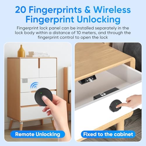 Fingerprint Remote Control Lock for Home