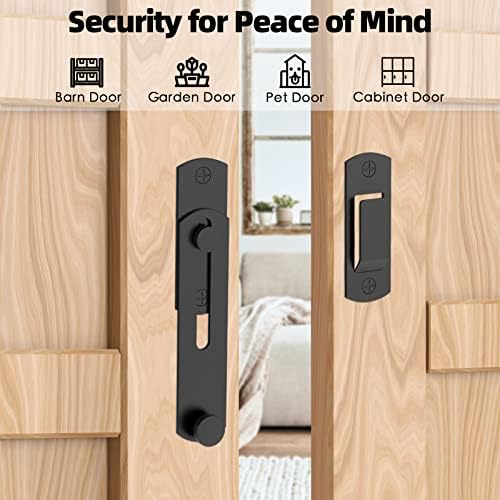 180 Degree Flip Barn Door Lock for Privacy and Safety
