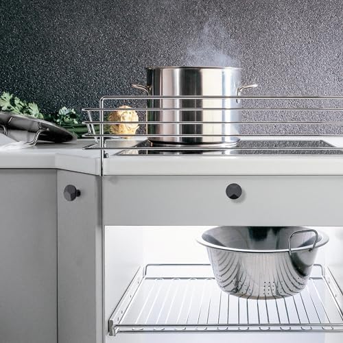 Ravinte 25-Piece Matte Black Round Cabinet Knobs