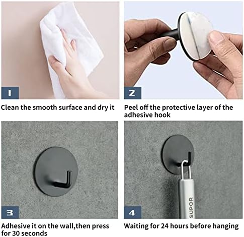 Sturdy shower hooks for the bathroom