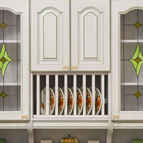 8-Piece Metal Bow Knobs for Drawers and Cabinets Gold Tone Vintage Design Durable and Elegant