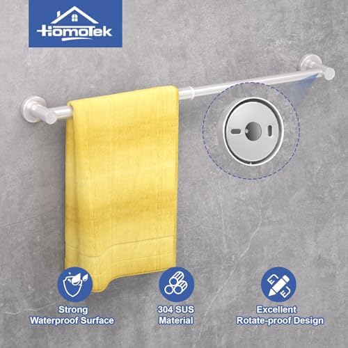 Adjustable Stainless Steel Towel Bar from 14 to 245 Inches for Bathroom Kitchen Use