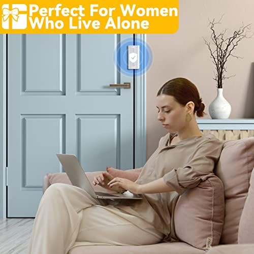 Rerishom 2-Pack Door Lock 800 lbs Withstand Extra Security with 8 Screws and Child-Proof Design