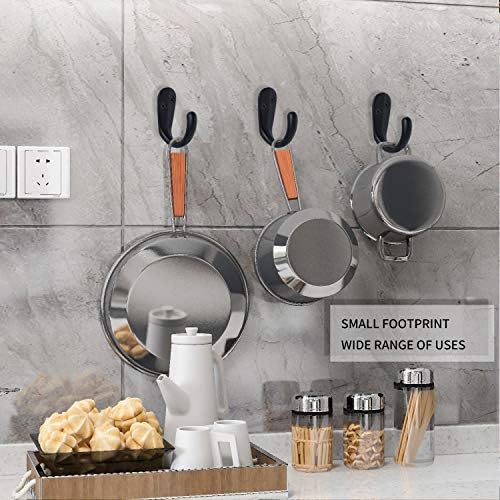 IBosins 15PCS Coats Towels Hook Set for Bathroom Closet Storage