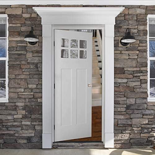 Amazon Basics exterior door knob with lock elegant and durable