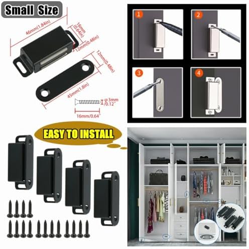 Heavy Duty Barn Door Lock with Matte Black Finish