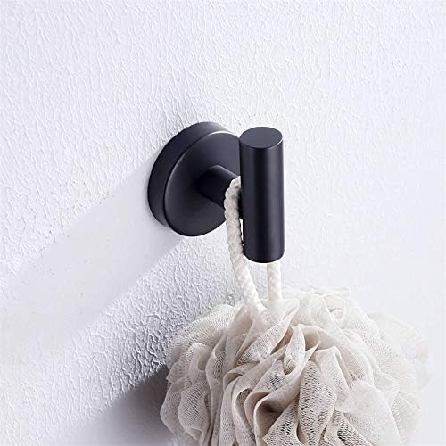 Matte Black towel hook heavy duty bathroom organizer