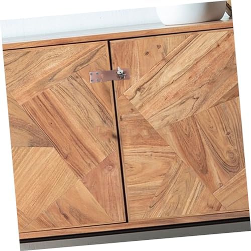 Pool Gate Latch - Heavy Duty Padlock with Hidden Screwainless Steel Door Lock for sheds cabinets Barn Doors