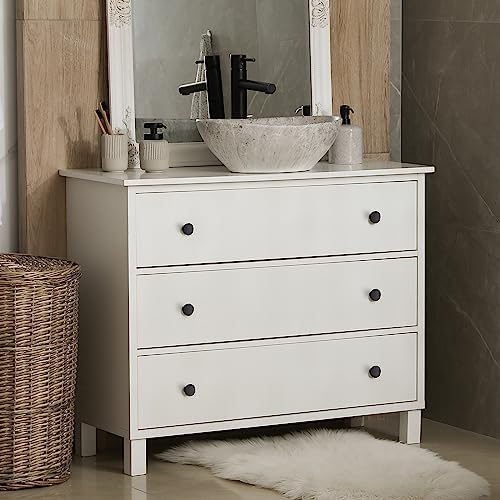 Perfect 10-Pack Knobs Modern Matte Black Cabinet Drawer knobs Durable Easy to Install for Kitchen Dresser Closet