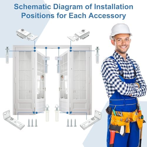 SEPMARCBifold Door Repair Kit - Easy to Use 2 Pack