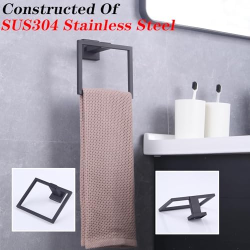 GERZWY Modern Rust-Resistant Towel Holder