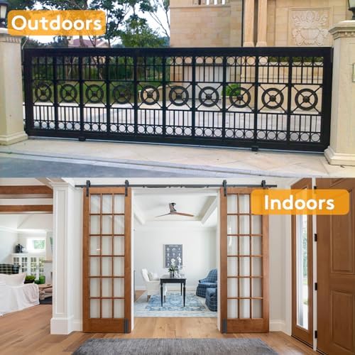 Neiteli 6 L-Shaped Gate Roller Bracket Adjustable Heavy Duty Universal Color Galvanized