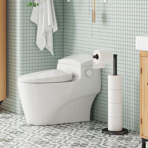Sturdy Comfortable Toilet Paper Holder Black