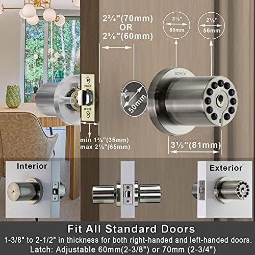 BOTHSTAR Smart Door Knob with Keyless Entry