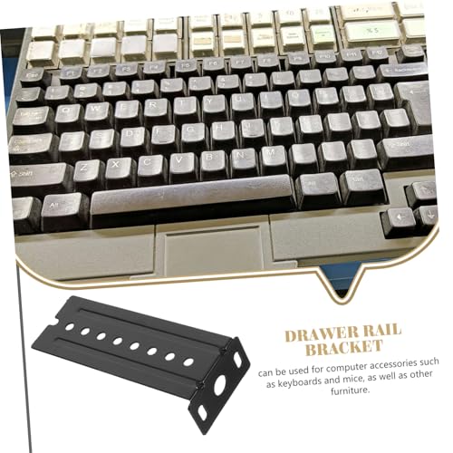 SEWOART Drawer Track Back Plate Set Heavy Duty Brackets for Drawer Rails and Guides