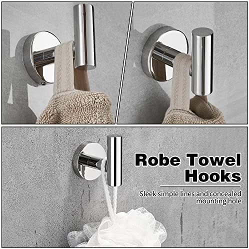 Upgrade Your Bathroom with 10-Piece Essential Set Modern Premium Bathroom Hardware