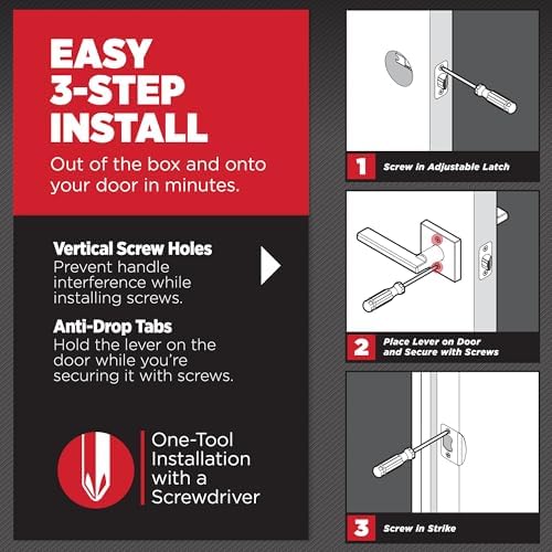 Kwikset Halifax Door Lever Matte Black