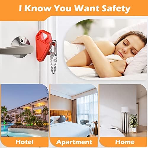 Secure Inside Door Lock for Travelers Extra Strong for Home and Hotel Security