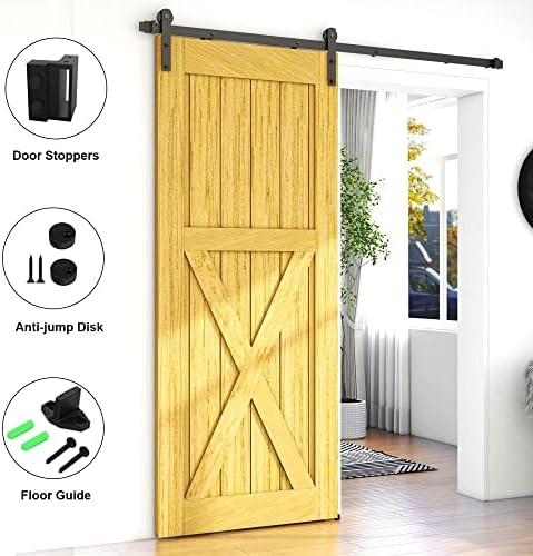6FT Sliding Barn Door Hardware Kit