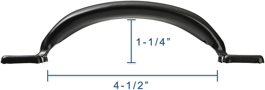 LIZAVOV1712Pack 65 Door Pulls for Barn garage or screen doors Black