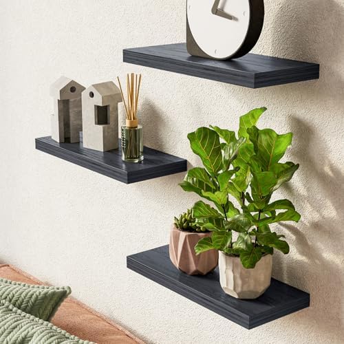 Rustic Floating Shelves for Home Decor and Storage