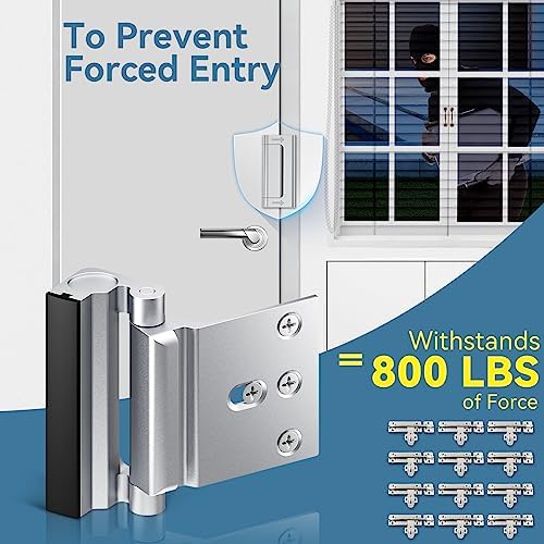 3-Piece Door Lock Set - Home Security for Kids