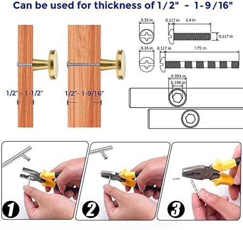 Ravinte 30-Piece Solid Knobs Set