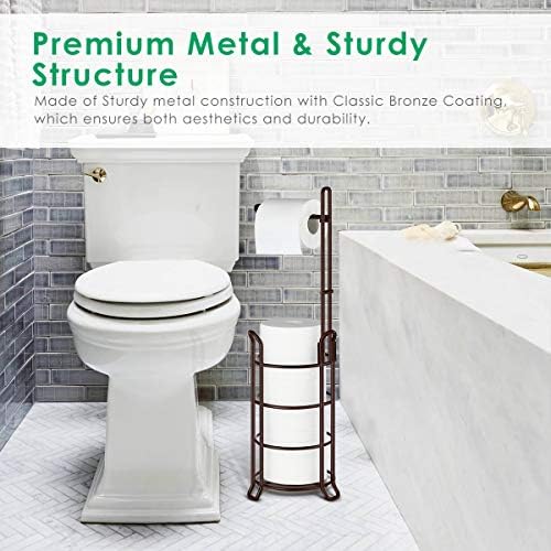 TomCare 4 Roll Toilet Paper Holder Bronze