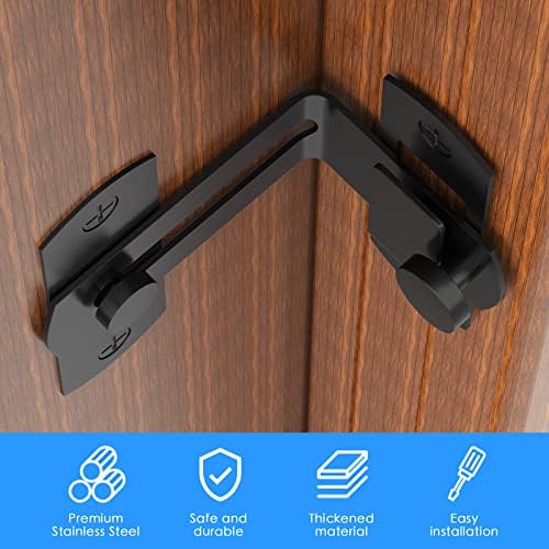 Premium 90-Degree Barn Door Lock for Home Outdoor Use