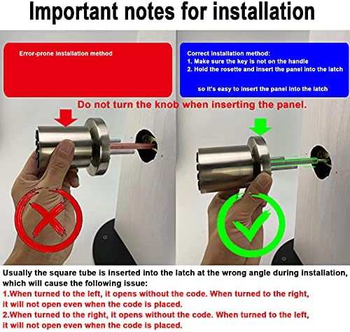 BOTHSTAR Smart Door Knob with Keyless Entry