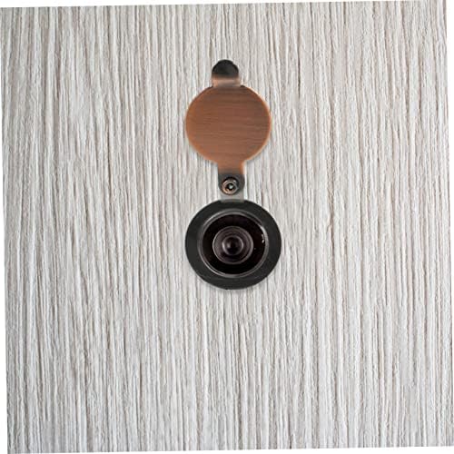 MAGICLULU 2-Piece Cat Eye Door Viewer Protector with Chain Secure Entry