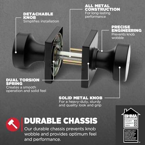 Kwikset Pismo Door knob with Privacy Features