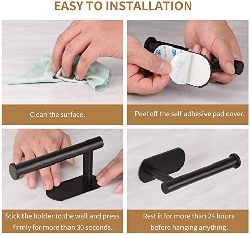 Premium Rust-Proof Toiletpaper Holder Stainless Steel Wall-Mounted