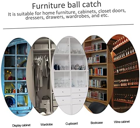 10-Piece Plastic Cabinet Door Buckle Trigger Set